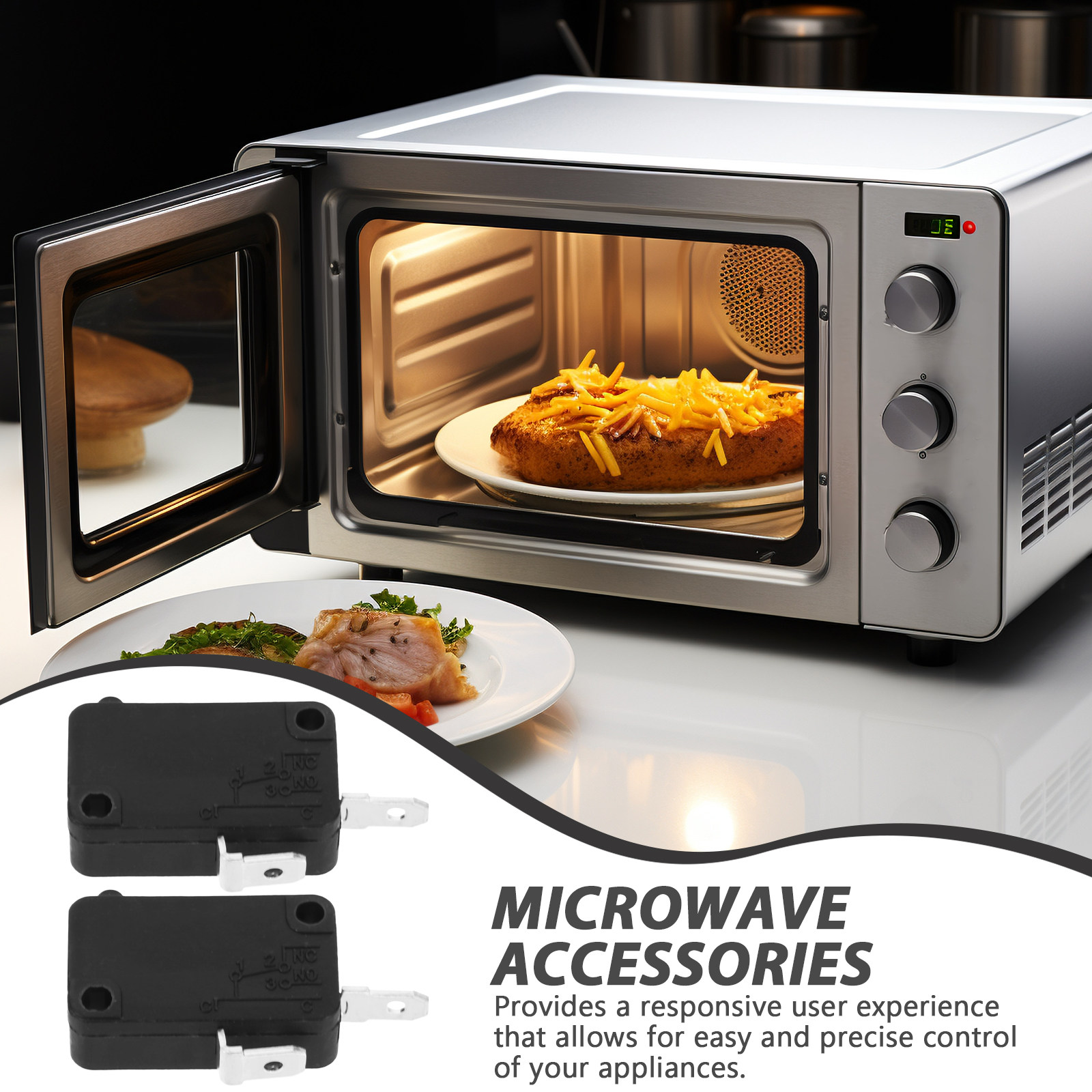 Microwave Oven - 2 шт. микропереключателей, нормально открытые, универсальные,