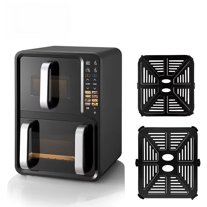 Air Fryer - Аэрофритюрница с двумя камерами, объёмом 12