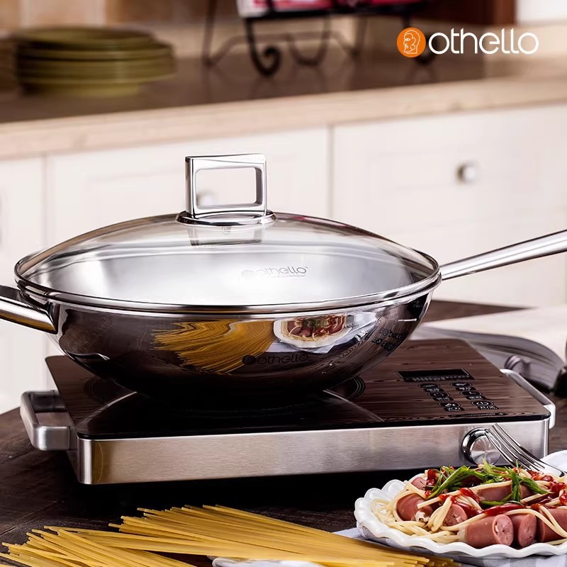 Induction Cooker - Вок из нержавеющей стали 18/10 со